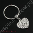 Кольцо для соска Ring Costume Crystal Piercing Alloy Heart